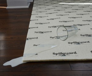 Spillguard Carpet Pad  Spillguard waterproof carpet and rug pad